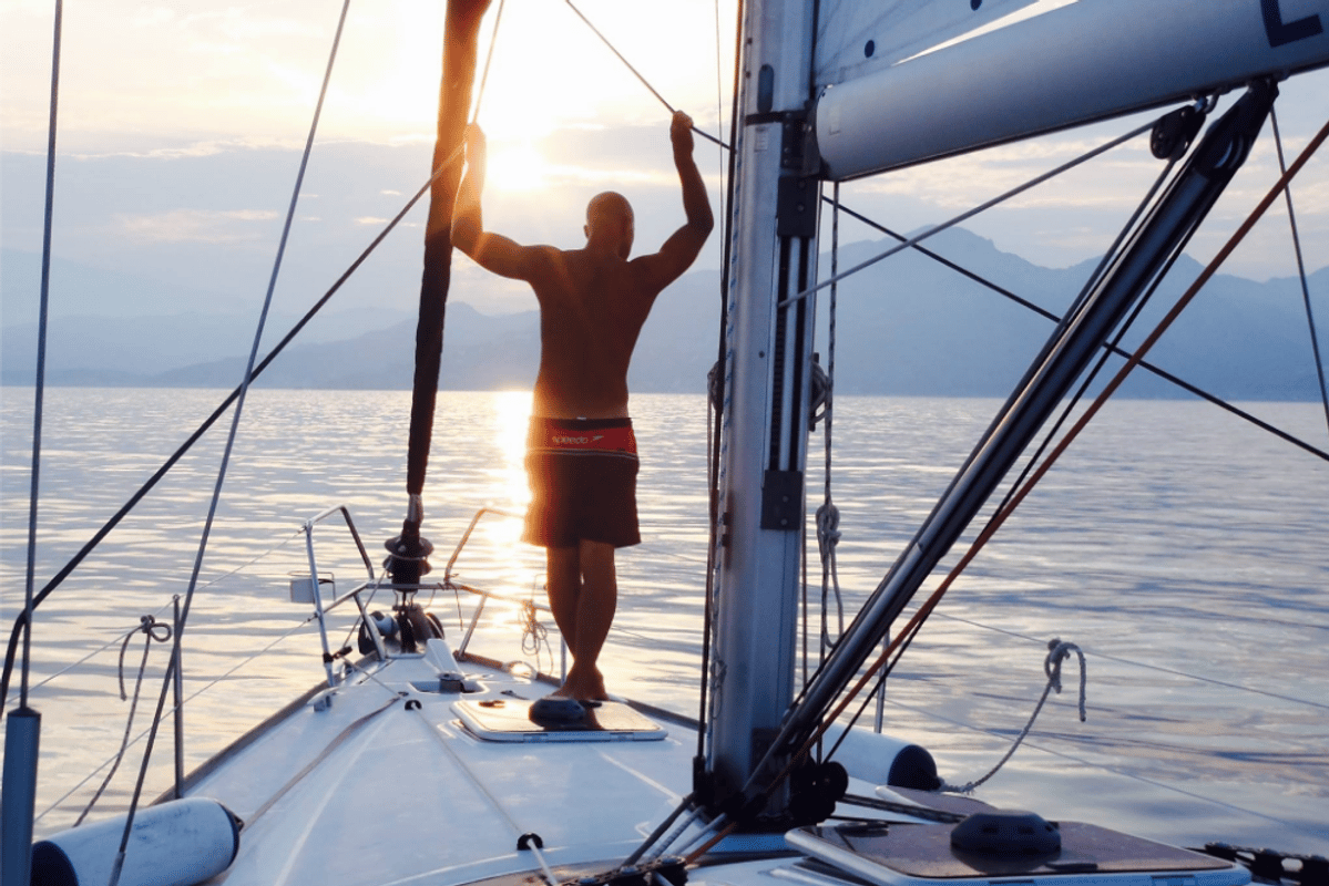 Sailing in the Mediterranean
